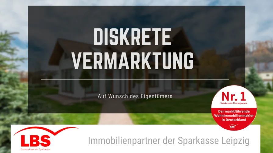 Diskrete Vermarktung - Wohnung kaufen in Leipzig - Wer das Leben liebt, wird hier glücklich sein.