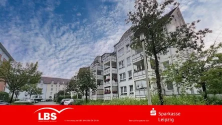 Gebäudevorderseite - Wohnung kaufen in Leipzig - Kapitalanlage in ruhiger Lage!