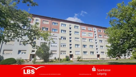 Ostansicht - Wohnung kaufen in Oschatz - Attraktive Eigentumswohnung mit Balkon!