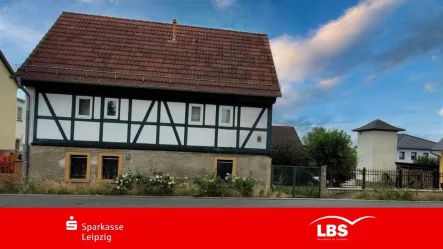 Hausansicht - Haus kaufen in Borna - Charmantes Zuhause!