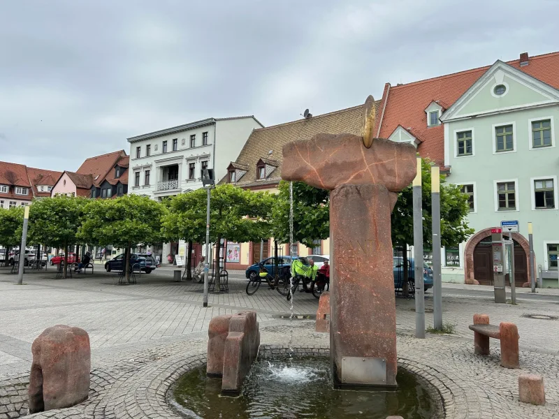 Ansicht über den Markt