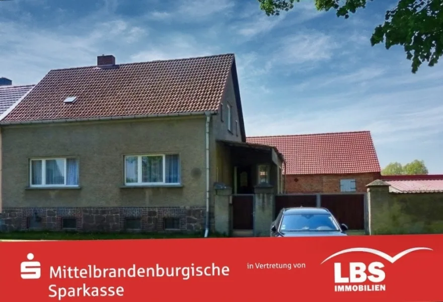 Ansicht - Haus kaufen in Großwoltersdorf - Wohnen im Naturpark Stechlin-Ruppiner Land