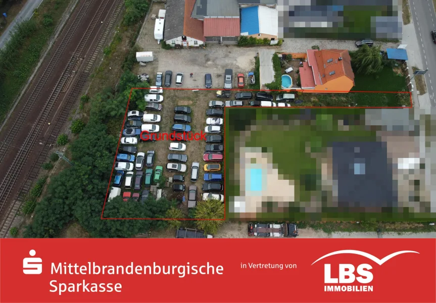 Luftbild - Grundstück kaufen in Werder - Gewerbegrundstück in Werder