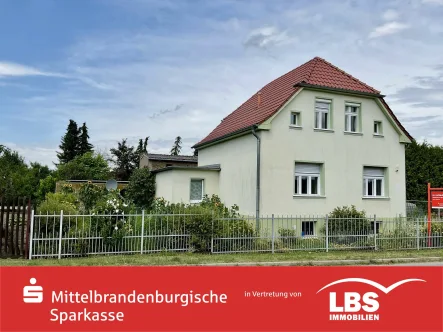 Straßenansicht - Haus kaufen in Werder - Achtung! Neuer Kaufpreis!!!