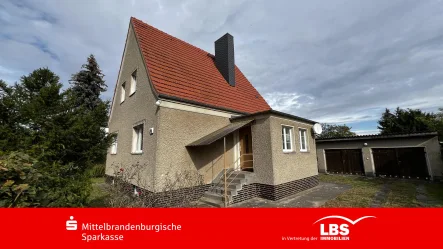 Süd-Ansicht - Haus kaufen in Schulzendorf - Schaffen Sie sich Ihren Wohntraum selbst!