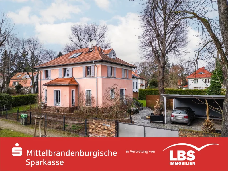 Blick auf die Immobilie - Haus kaufen in Potsdam - Modernes Wohnen im Potsdamer Musikerviertel!