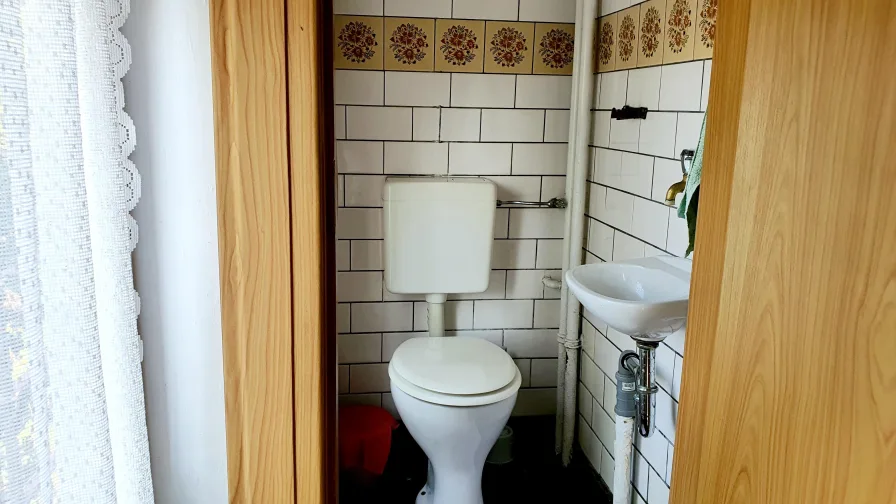 WC auf der Zwischenetage