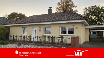 Straßenansicht  - Haus kaufen in Nauen - Gemütliches Zuhause sucht...