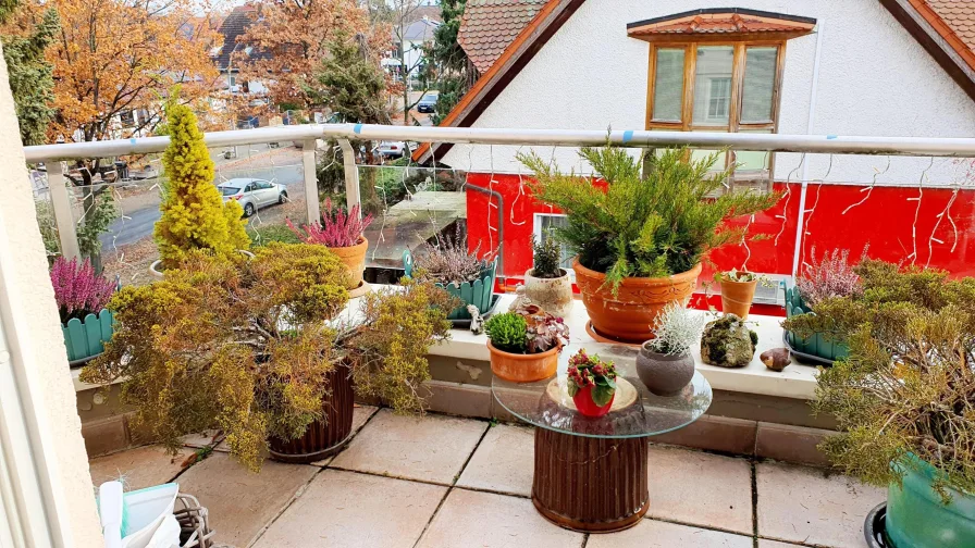 Balkon am Schlafzimmer