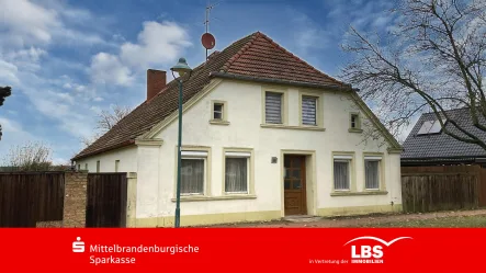 Starßenansicht - Haus kaufen in Nauen - Ein Paradies zum Anpacken 