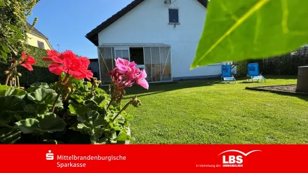 Garten - Haus kaufen in Kremmen - Wohlfühloase mit tollem Ausblick