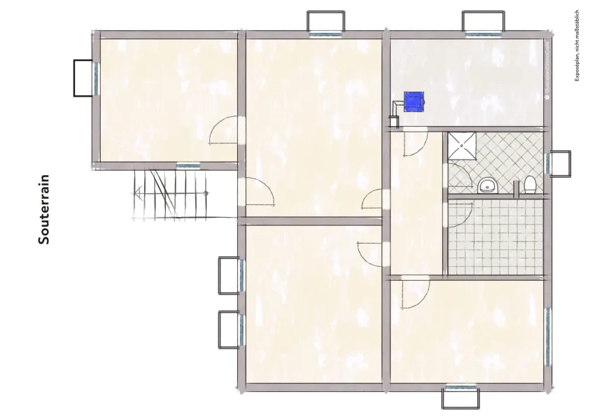 Grundriss Souterrain