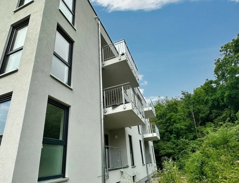 Rückansicht - Wohnung kaufen in Freital - Moderne Eigentumswohnungen in Freital