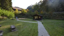 Garten mit Finnhütte Ocheleck