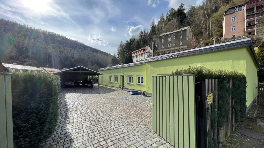 Einfahrt - Haus kaufen in Königstein - Barrierefreies Zuhause zum Wohlfühlen!