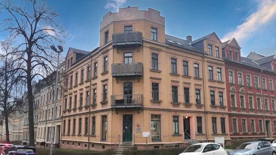 Außenansicht - Wohnung kaufen in Chemnitz - Denkmalgeschütztes Investment in Chemnitz