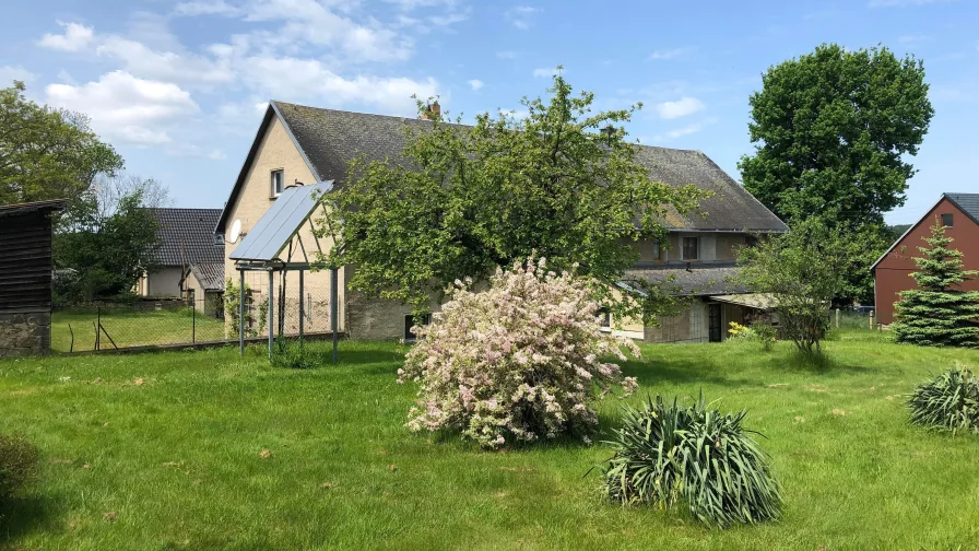 Ansicht - Haus kaufen in Dürrröhrsdorf-Dittersbach - Bauernhof - Umbau auf autarkes Leben möglich