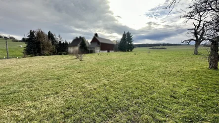 Blick nach Südosten - Grundstück kaufen in Mohorn - Großzügiges Wohnbaugrundstück in Mohorn 