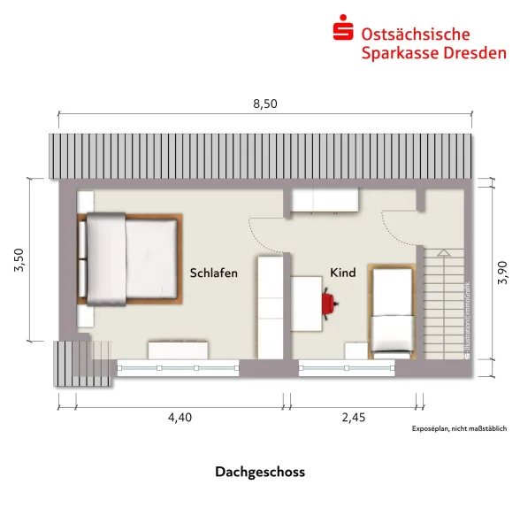 Grundriss Dachgeschoss