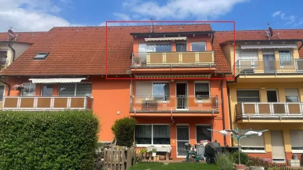 Hinteransicht - Wohnung kaufen in Hoyerswerda - Vermietete Kapitalanlage in ruhiger Lage