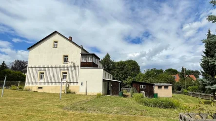 Außenansicht - Haus kaufen in Gohrisch - Großzügiges Ein- oder Zweifamilienhaus