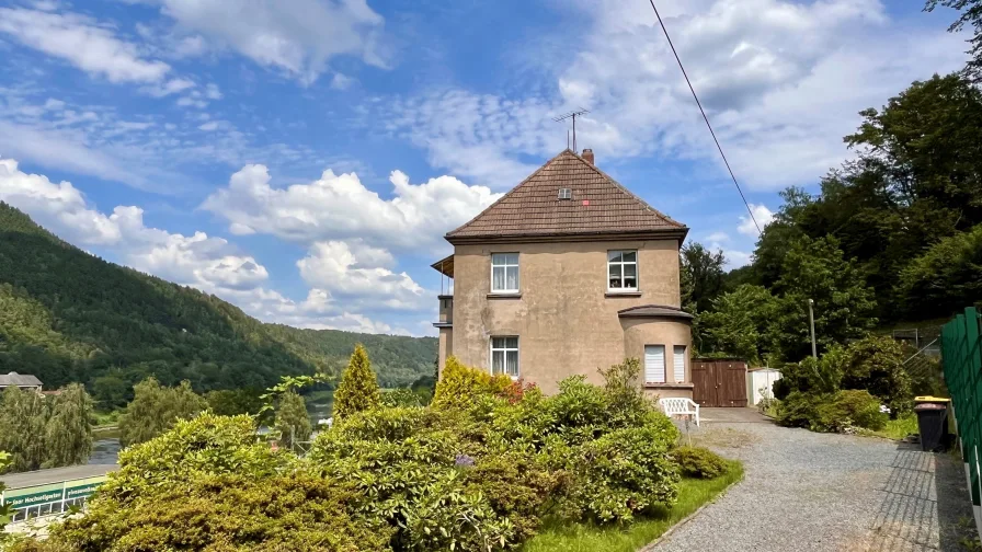 Seitenansicht - Haus kaufen in Königstein - Ihr neues Zuhause mit perfekter Aussicht