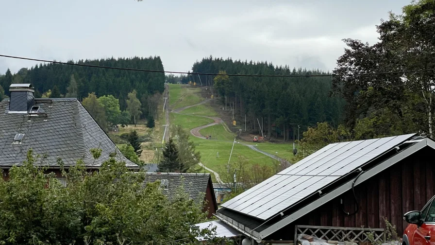 Aussicht auf den Hang