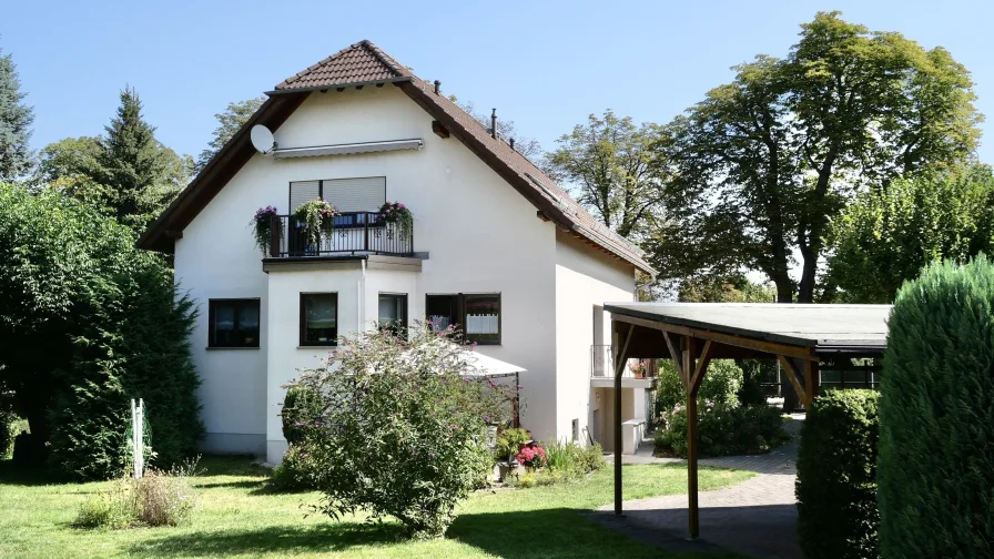 Gartenansicht - Haus kaufen in Dresden - Familienwohnen am Stadtrand