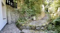 Treppe zur Terrasse