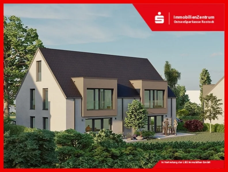 Visualisierung I - Haus kaufen in Satow - Ländliche Innovation: Doppelhäuser im Grünen 