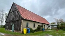 Ansicht Gartenseite mit Giebel