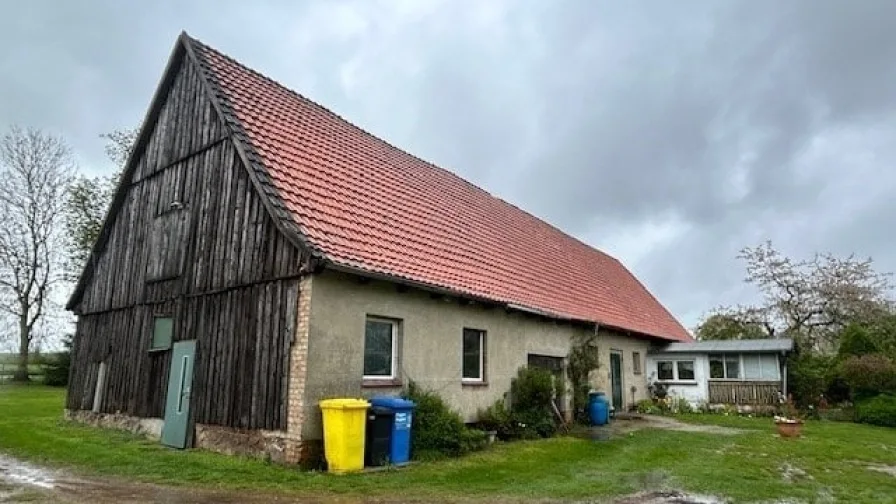 Ansicht Gartenseite mit Giebel