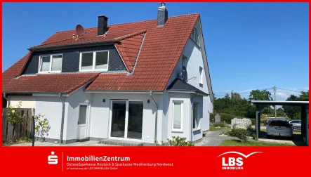 Haus Gartenansicht - Haus kaufen in Blowatz - Einziehen und sich Wohlfühlen!