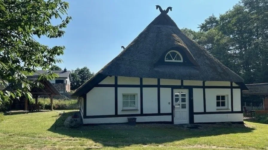 Zugang - Haus kaufen in Alt Bukow - Reetdachhaus mit moderner Ausstattung