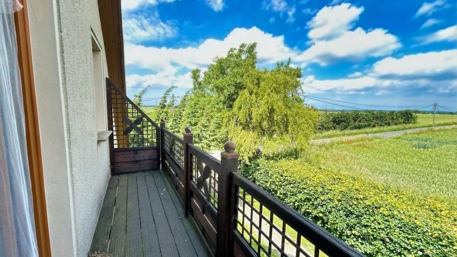 Balkon mit Aussicht