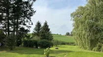 Ausblick und Garten