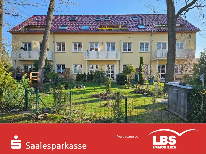  - Wohnung kaufen in Halle - EG-ETW mit Garten + Wärmepumpen-Zentralheizung