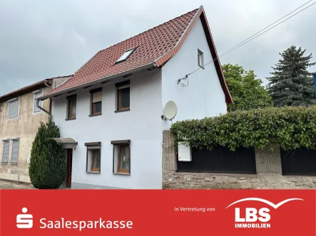 Wohnhaus - Straßenansicht - Haus kaufen in Südharz - Kaufpreissenkung - in Roßla!