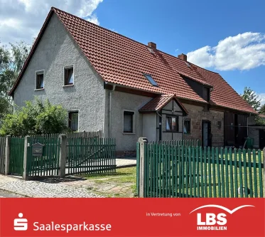 Bauernhaus - Straßenansicht - Haus kaufen in Vitzenburg - In ruhiger Siedlungslage!