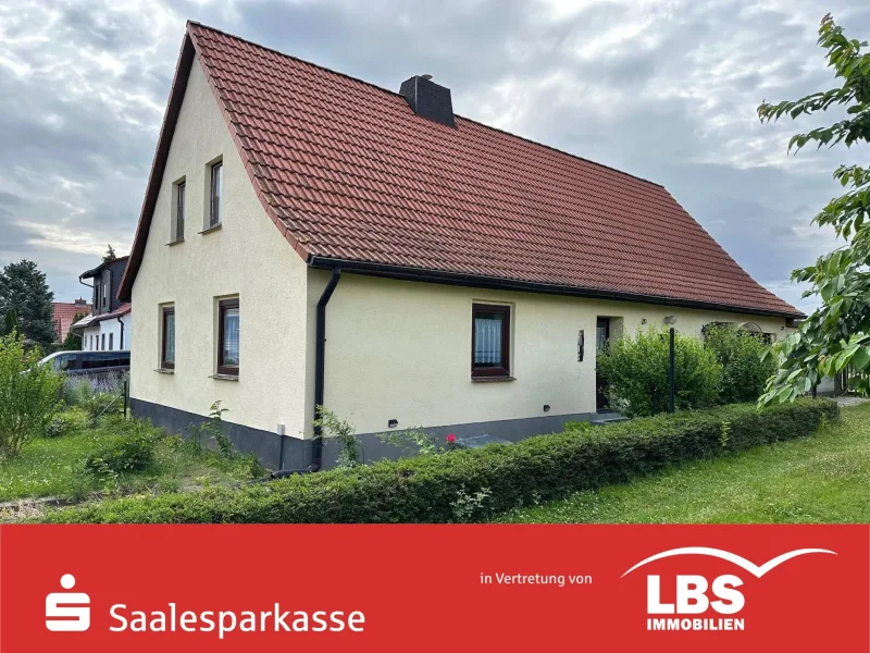 Wohnhaus - Straßen-/Gartenansicht - Haus kaufen in Leimbach - In ruhiger, attraktiver Siedlungslage!