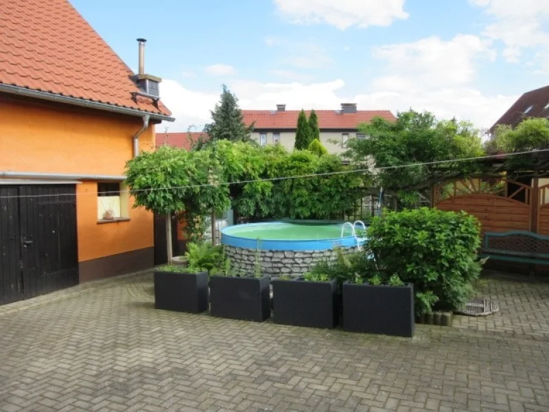 Blick zum Garten