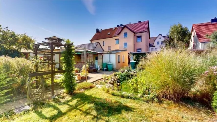 Blick auf das Haus - Haus kaufen in Halle - Familiendomizil ohne Käuferprovision