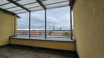 Blick von der Dachterrasse 