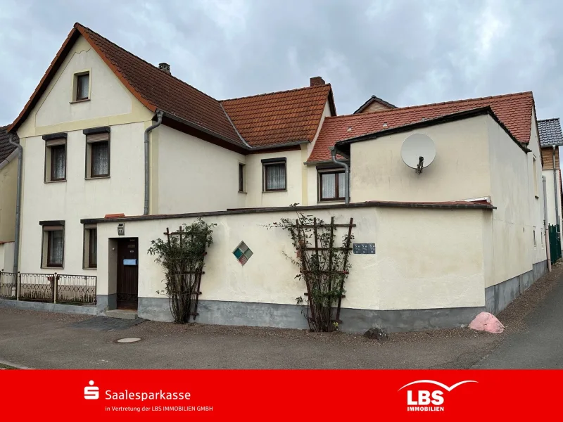 Straßenansicht - Haus kaufen in Langeneichstädt - In ruhiger Wohnlage!