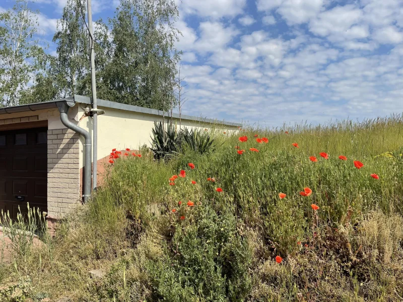 Garage auf Pachtland