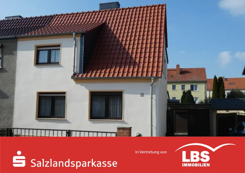 Hausansicht - Haus kaufen in Staßfurt - Für Sie und Ihre Familie!