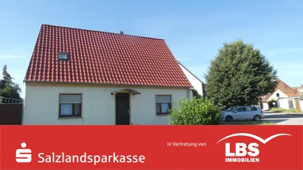 Hausansicht - Haus kaufen in Groß Rosenburg - Wohnen und Leben auf dem Lande