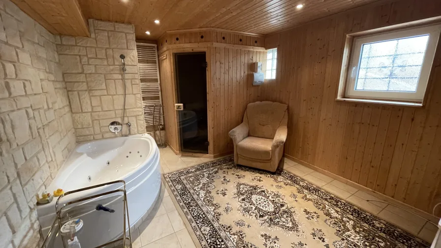 Sauna im Keller