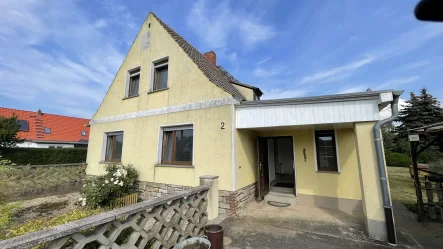 Frontansicht - Haus kaufen in Nienburg - Wohnen auf dem Lande!