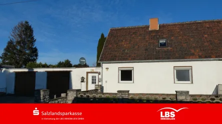 Hausansicht - Haus kaufen in Staßfurt - Handwerker aufgepasst!!!